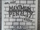 MAXIMUM PENALTY Life & Times TEST PRESS Reaper Records Hardcore TEST PRESSING...
