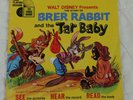 DISNEY Read Along BRER RABBIT And The TAR BABY 45 LLP 363 Book 1971 Version