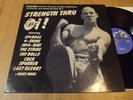 STRENGTH THRU OI  - RARE UK PUNK / OI  COMP 1ST PRESS , 4-SKINS , COCK SPARRER