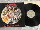 LP  Tank ?– This Means War 1983 NL Roadrunner Records  RR 9907