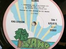 King Crimson LP Islands UK Pink Island Rim 1st Press & Inner A-1U B-1U ))