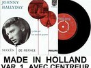 JOHNNY HALLYDAY CA FAIT MAL 45 TOURS VINYL VAR. 1 CENTREUR HOLLANDAIS PAYS-BAS