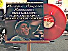 Dizzy Gillespie Autograph Red Vinyl 2 LP Plays & Raps His Greatest Concert Pablo