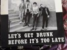 Existenz let's get drunk original Swedish LP copy ULTRA rare swedish punk xrec02