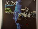 J. C. Bach Six Symphonies op.3 Neville Marriner Vinyl Record LP  