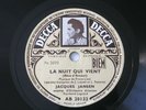 Jacques Jansen Liszt Schubert Lieder 78RPM Decca AB 20132
