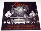 RUSH - HEMISPHERES IN CONCERT / LIVE IN TUCSON 1978 2LP VINYL RARE CONCERT V164