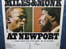 MILES DAVIS & THELONIOUS MONK AT NEWPORT MONO WLP PROMO US OG LP CLEAN