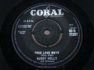 BUDDY HOLLY   True Love Ways   MINT   CORAL Q 72397   Dreamy Classics 1960 UK TO