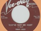 JIMMY REED - YOU'VE GOT ME DIZZY/ HONEY DON'T LET ME GO Veejay 45 226