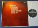 WBg ED2 MAHLER - SYMPHONY NO 1 LP, London S/O, Georg Solti, DECCA SXL 6113