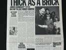 Jethro Tull Thick As A Brick (1st, NEWS PAPER SLEEVE, PROG/ PSYCH) Album