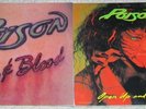 POISON: 2 LP Lot; FLESH and BLOOD; OPEN UP AND SAY... AAH; Capitol / Enigma