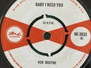 KEN BOOTHE I Dont Want To See You Cry WAILERS Baby I Need You ISLAND WI3035 EX