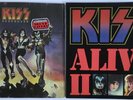 2-Kiss LPs Destroyer, Alive II 1985 Reissues Casablanca Polygram NBLP 7025 7076