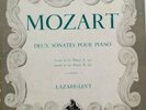 LAZARE LEVY LEGENDARY MOZART SONATES K 330/331 DUCRET LP 8518 VG++/VG+  10