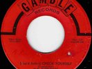 NORTHERN SOUL - INTRUDERS -  CHECK YOURSELF / IT MUST BE LOVE - GAMBLE -