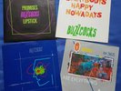 BUZZCOCKS 4 x  SINGLES 45rpm Picture Skleeves  VARIOUS TITLES  all V/G+ to EX