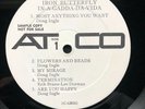 Iron Butterfly In a Gadda Da Vida White Label Promo Mono Plus 3 Band Autographs
