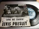 ELVIS PRESLEY LOVE ME TENDER EP 1957 HMV 7EG8199  EXCELLENT RARE