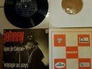 Original disque  45 tours de Johnny Hallyday. Que je t aime Turquie 1969