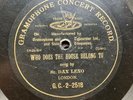 MUSIC HALL LEGEND DAN LENO ‘WHO DOES THE HOUSE BELONG TO?’ 1901 G&T 78