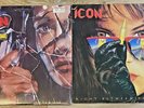 ICON Right Between The Eyes and Night Of The Crime LP Vinyl Album Lot