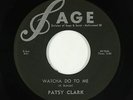 Rockabilly 45 - Patsy Clark - Watcha Do To Me - Sage - VG+ mp3