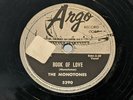 The Monotones - Book Of Love Argo 78RPM R&B Doo Wop - VG Sound