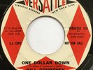 BILL COURTNEY One Dollar Down MOD R&B SOUL POPCORN PROMO 45 Versatile hear