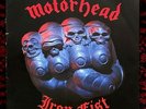 MOTÖRHEAD - Iron Fist LP orig. 80s RED   Megadeth Slayer Anthrax Metallica Sodom