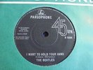The Beatles - I Want To Hold Your Hand 1963 UK 45 PARLOPHONE *RARE SOLID CENTRE