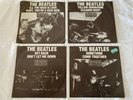 THE BEATLES x 4 SINGLES PICTURE SLEEVES 1982 AUSTRALIAN PRESS 7