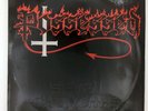POSSESSED LP Seven Churches COMBAT camo label THRASH METAL embossed cover VG+