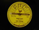 Earl Peterson 78 Boogie Blues bw In The Dark on Sun