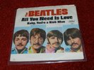 THE BEATLES  ALL YOU NEED IS LOVE  PICTURE SLEEVE NICE CONDITION 45 RPM