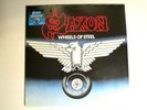 SAXON WHEELS OF STEEL LP 2018 IMPORT SWIRL VINYL NWOBHM BIFF BYFORD