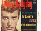EP espagnol 432852 La bagarre Hallyday  pochette différente de la française RARE