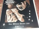 King diamond live wiltern 2019 2LP only 3 copy mercyful  fate