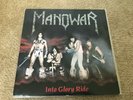 Manowar Into Glory Ride original 1983 U.S. Lp Megaforce Records VG+/VG+