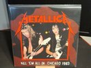 Metallica Kill Em All in Chicago Black Vinyl 2015 Puzzy Lover Rec. #3 of 100 cop