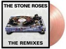 STONE ROSES THE REMIXES LIMITED 0472/3000 TRANSPARENT & RED SWIRLED 2x LP VINYL