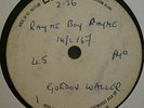 GORDON WALLER - RHYME BOY RHYME 1967 ONE SIDED UNRELEASED ACETATE - 7