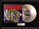 SOUNDGARDEN BADMOTORFINGER WHITE GOLD SILVER METALIZED RECORD LP RARE NON RIAA
