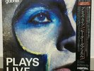PETER GABRIEL / PLAYS LIVE JAPAN ISSUE DOUBLE LP PROMO WHITE LABEL W/OBI, INSERT
