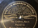 Victor Monarch 78 Rpm 3160 Metropolitan Orchestra THE GRIDIRON MARCH