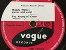 MUDDY WATERS ‘TOO YOUNG TO KNOW’ / ‘HONEY BEE’ V. RARE 78 VG+