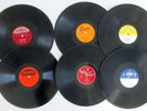 (6) 78rpm RECORDS DOO-WOP ROCK 'N ROLL RARE DOOTONE CUFF LINKS CHESS, HALEY