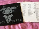 Venom Black Metal Italy w/ lyric sheet 12” LP Vinyl MINT Earmark Bloodlust