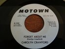 Carolyn Crawford, Forget About me, Motown promo # 1050, vg